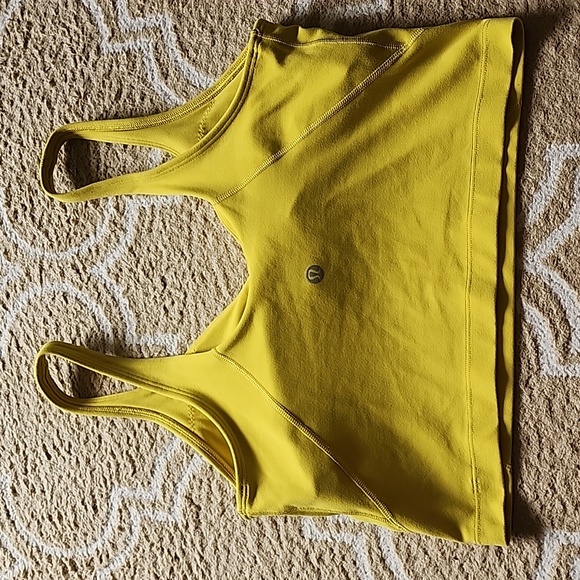 Lululemon Align Tank Top in Yellow EUC - Picture 3 of 5